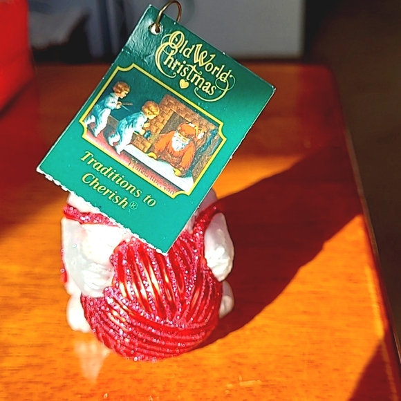 NWT Rare Find Old World Christmas Glass Playful Kitten Christmas Ornament - Picture 2 of 14